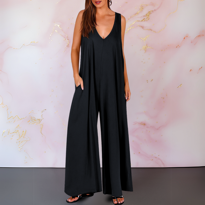 Damen Overall Alltagstauglich | Weite Hosenbeine