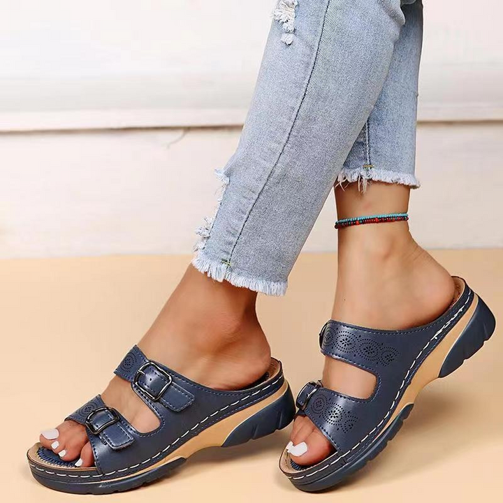Damen Sandalen mit Clips | Orthopädisch