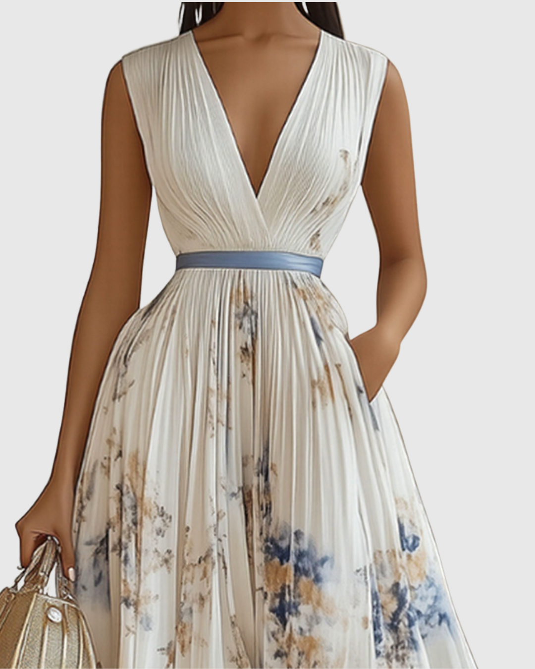 Vestido Feminino Floral para Casamento | Maxi