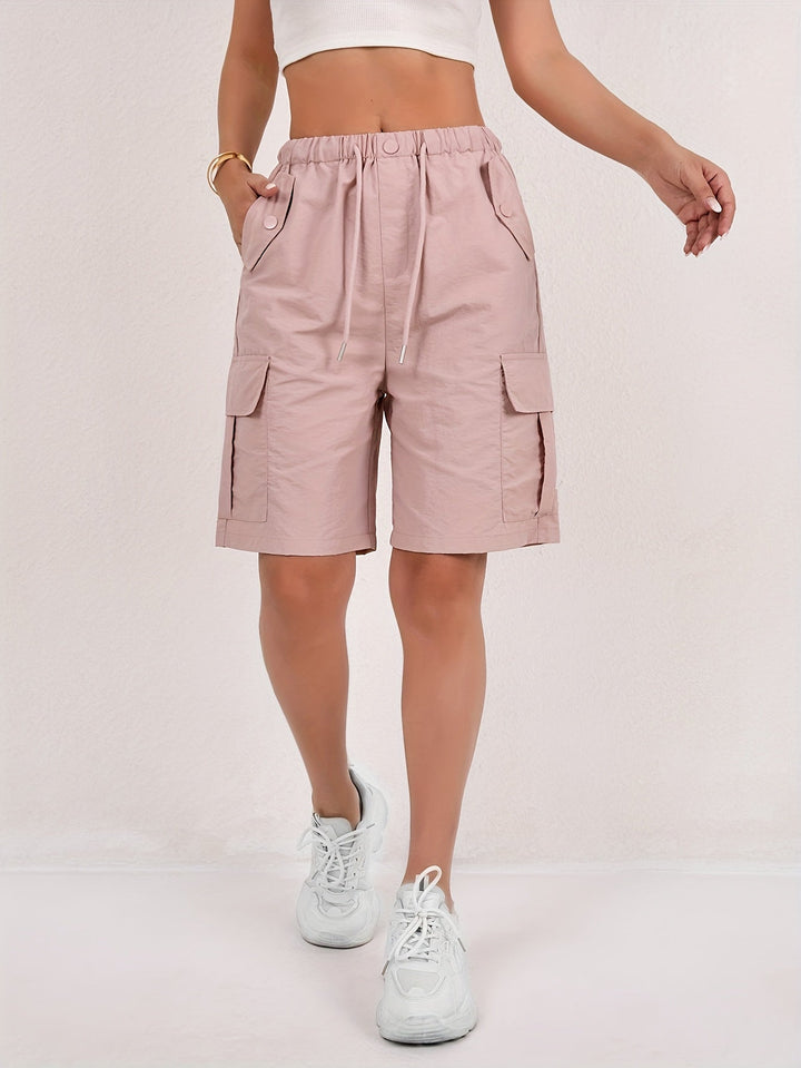 Women's Cargo Shorts | With Drawstring