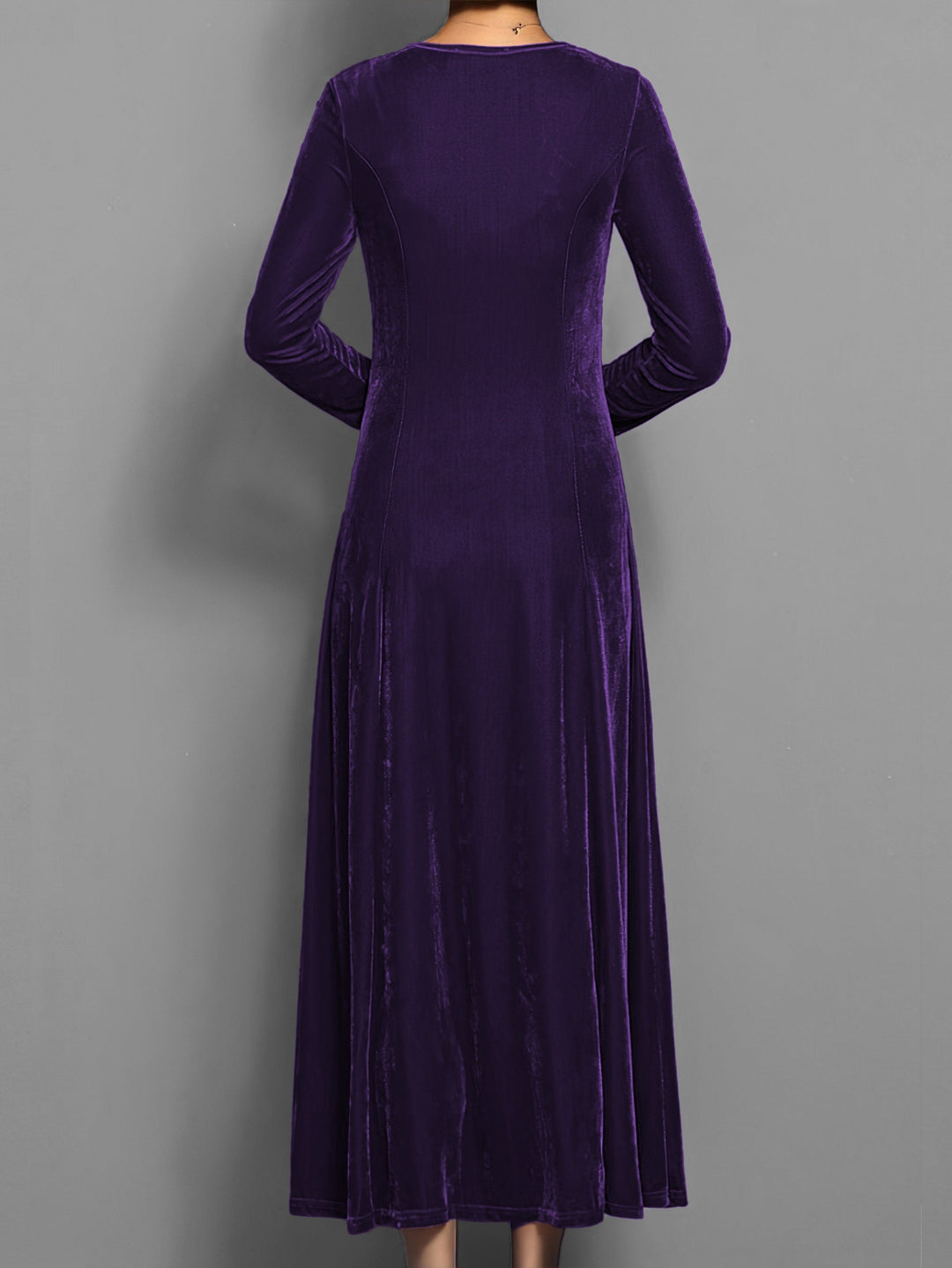 Damen Abendkleid mit langen Ärmeln | Maxi