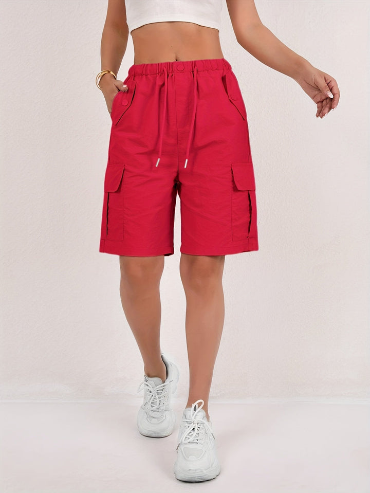 Women's Cargo Shorts | With Drawstring