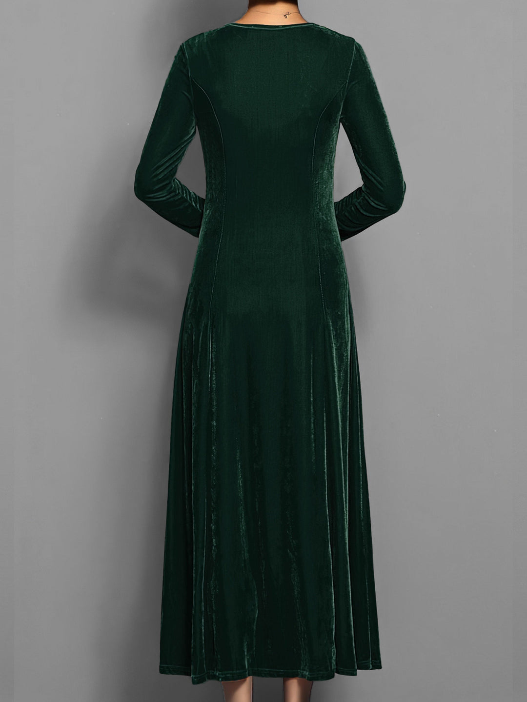Damen Abendkleid mit langen Ärmeln | Maxi