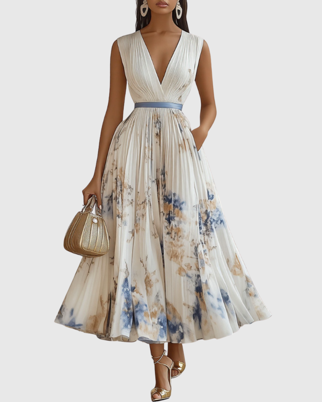 Vestido Feminino Floral para Casamento | Maxi