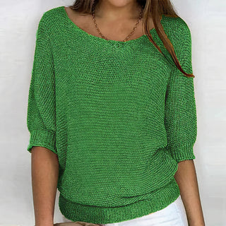Damski Luźny Sweter | Rękaw 3/4
