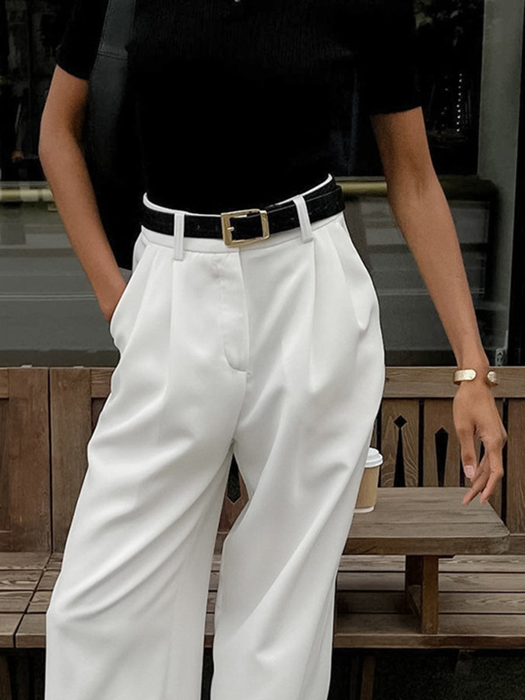 Women's Pants with Wide Legs | High Waist