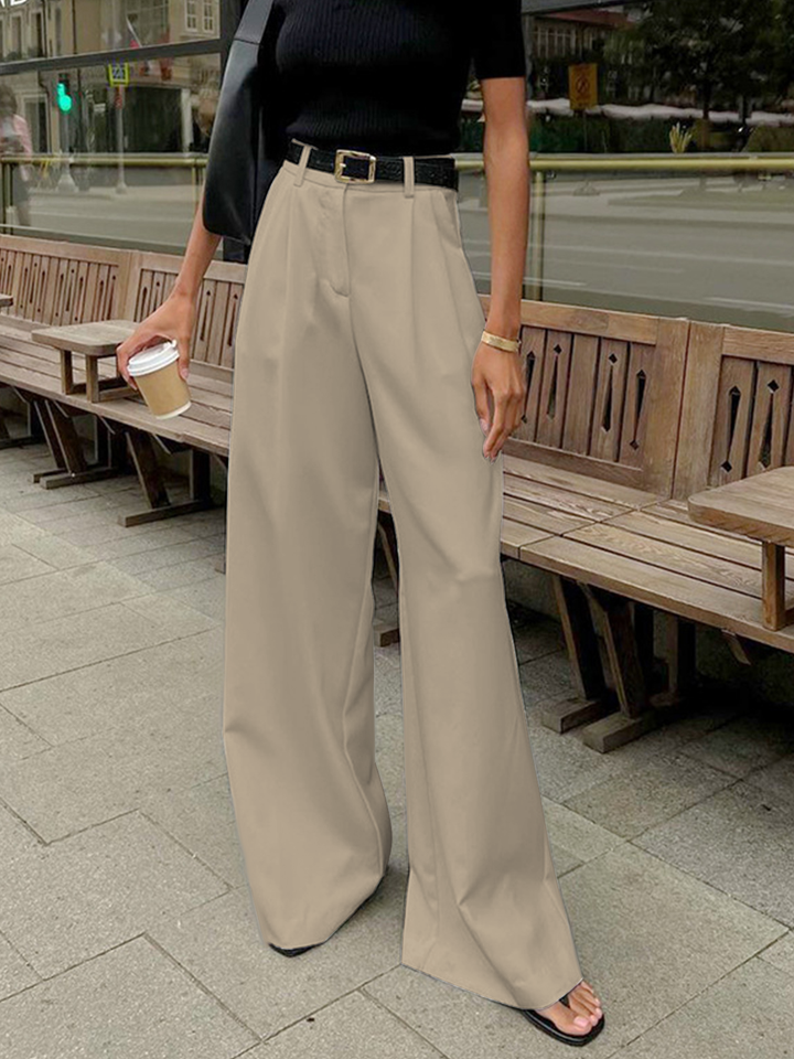 Women's Pants with Wide Legs | High Waist