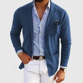 Męski Sweter Blazer | Swobodny Krój