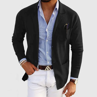 Męski Sweter Blazer | Swobodny Krój