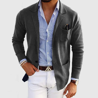 Męski Sweter Blazer | Swobodny Krój