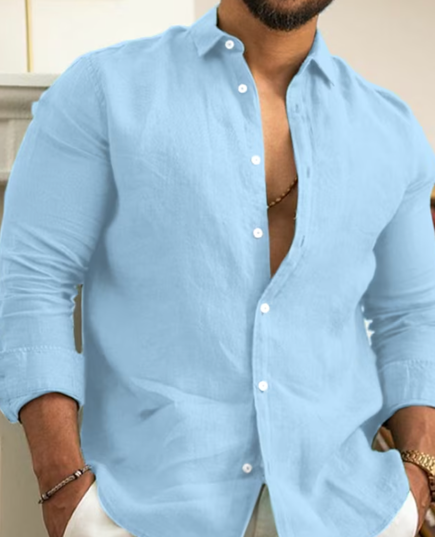 Camisa Masculina Lisa | Casual
