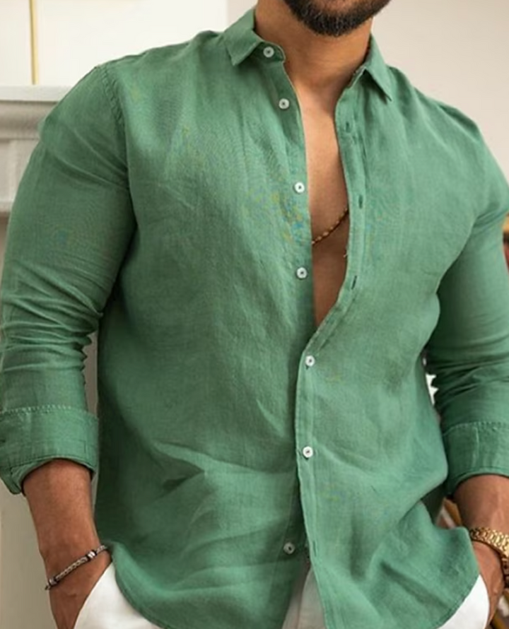 Camisa Masculina Lisa | Casual