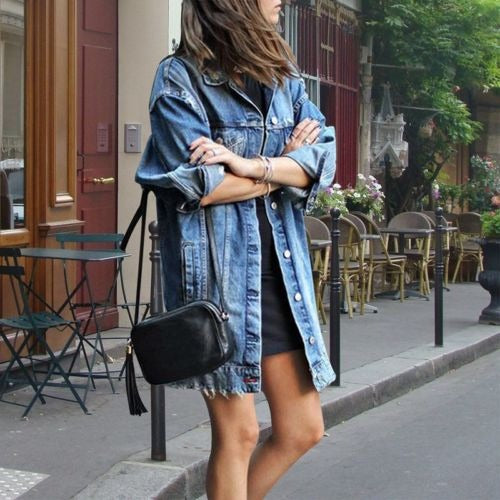Damenjacke Oversize | Lange Ärmel