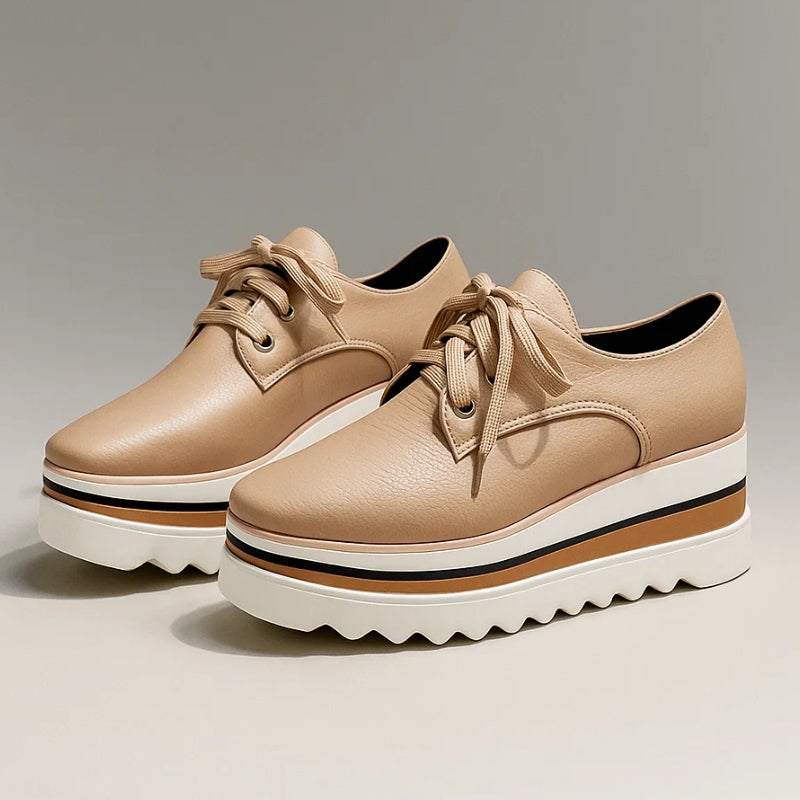 Damen Plateau-Schuhe | Schnürung