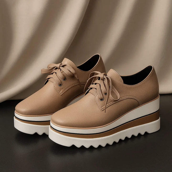 Damen Plateau-Schuhe | Schnürung