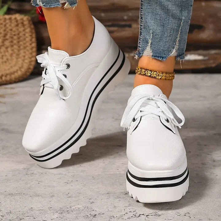 Damen Plateau-Schuhe | Schnürung