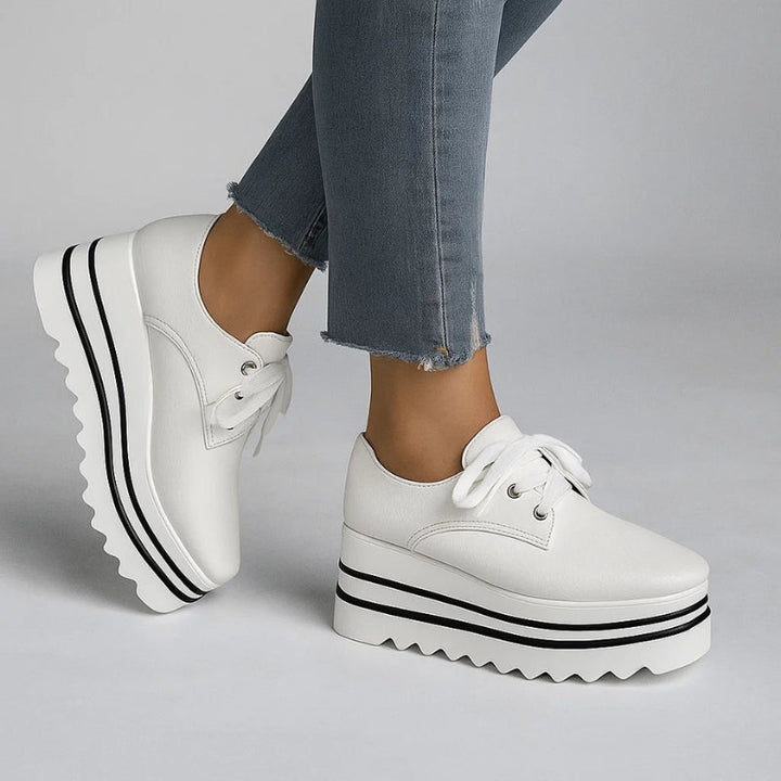 Damen Plateau-Schuhe | Schnürung