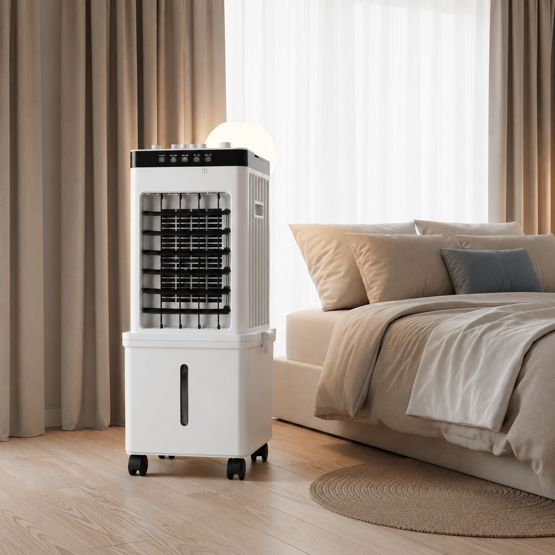 Ventilador Portátil com Ar Condicionado | Resfriamento Evaporativo