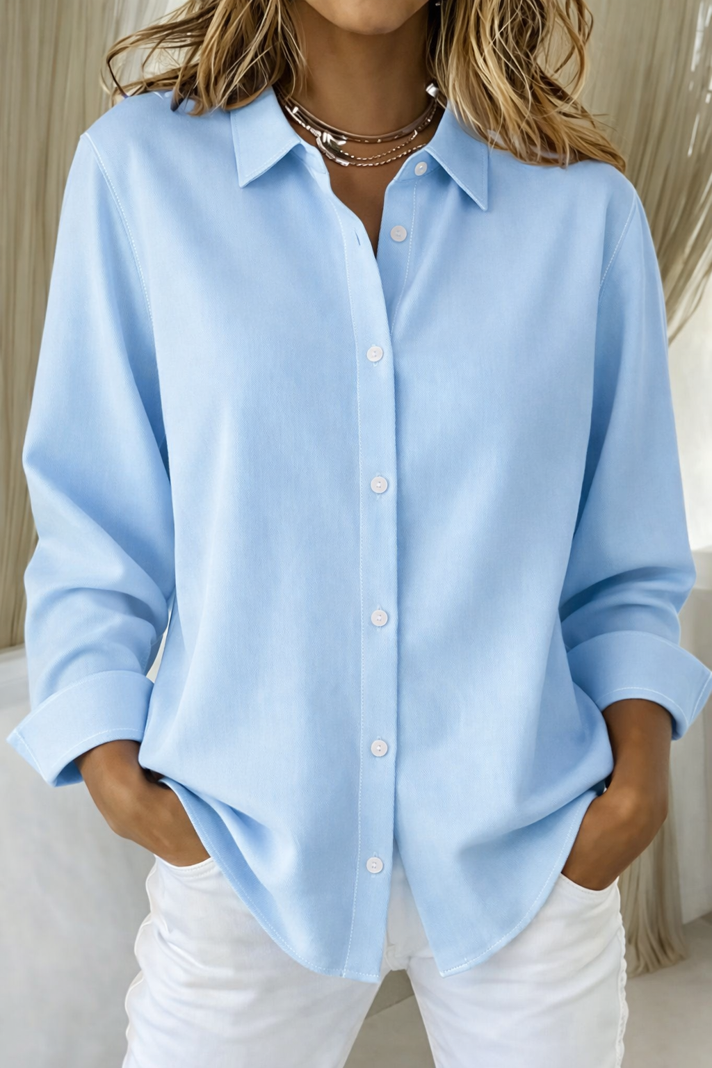 Damen Hemd Mit Langarm | Casual