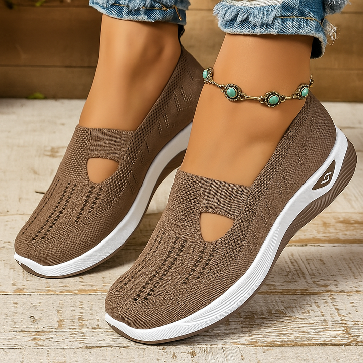 Damen Orthopädische Atmungsaktive Sportschuhe zum Hineinschlüpfen