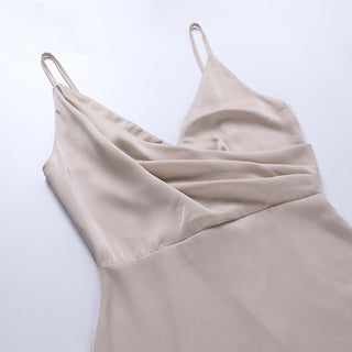 Elegancka Drapowana Sukienka Damska | Maxi