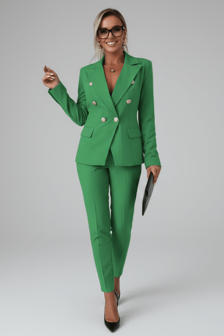 Damen Eleganter Blazer-Anzug | Zweireihig