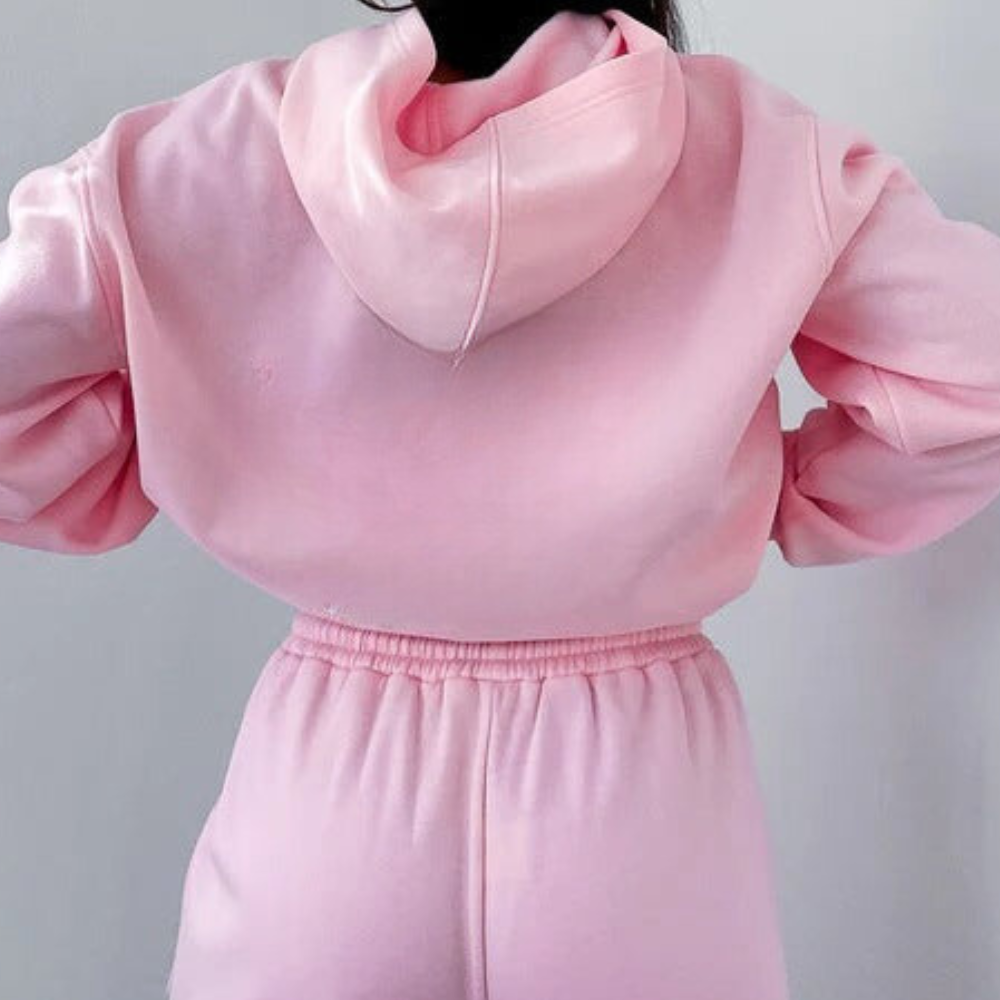 Damen-Sportbekleidung | Zweiteiliges Jogginganzug-Set