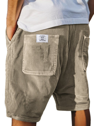 Męskie Szorty z Dżerseju z Troczkami | Casual Fit