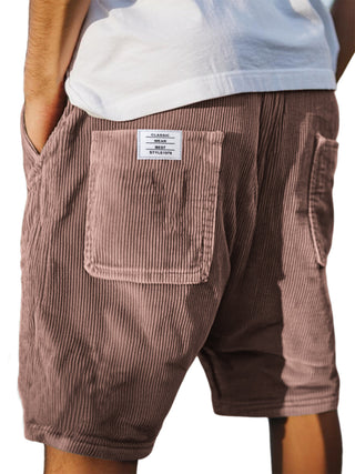 Męskie Szorty z Dżerseju z Troczkami | Casual Fit