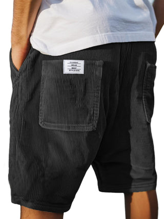 Męskie Szorty z Dżerseju z Troczkami | Casual Fit