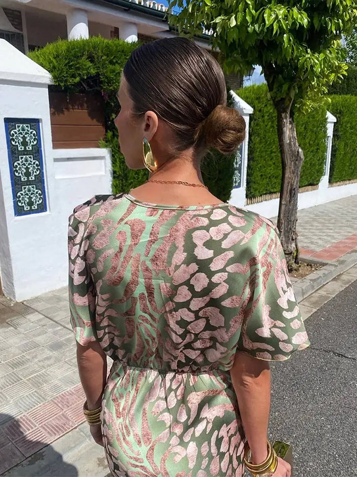 Vestido envelope feminino | Midi