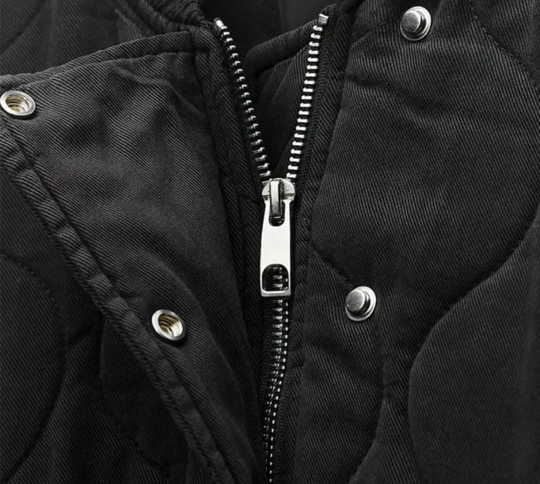 Women's Oversized Quilted Bomber Jacket | Lightweight