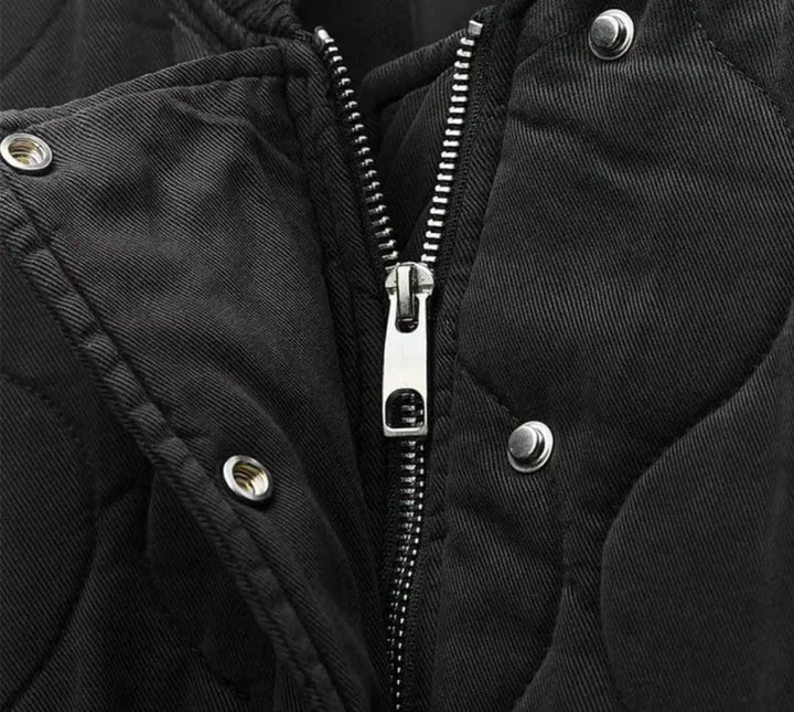 Women's Oversized Quilted Bomber Jacket | Lightweight