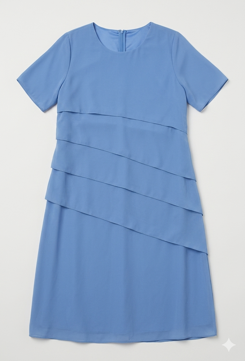Vestido Feminino Elegante em Camadas | Mini