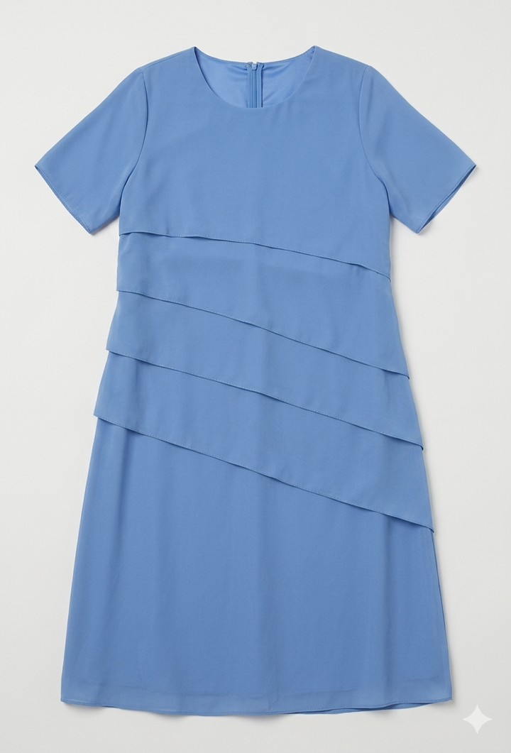 Vestido Feminino Elegante em Camadas | Mini