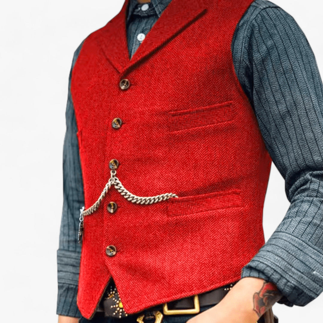 Herren Formelle Weste | Mit Kette