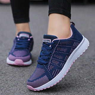 Damskie ortopedyczne oddychające sneakersy | Lekkie