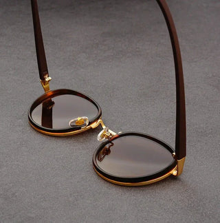 Unisex Okrągłe Okulary Przeciwsłoneczne | Vintage