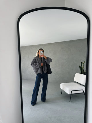 Kurtka Bomber Damska Pikowana Oversize | Lekka