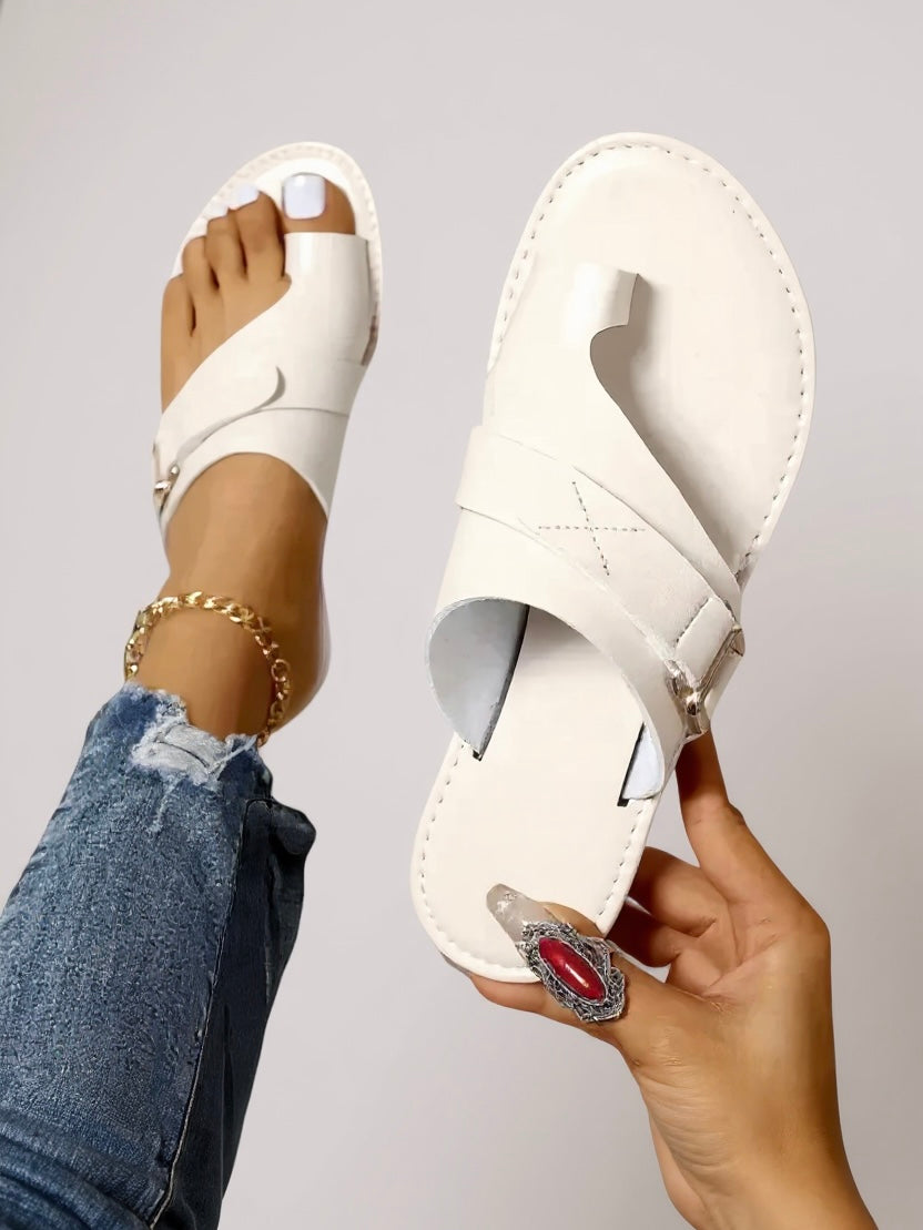 Damen Flache Sandalen | Riemen