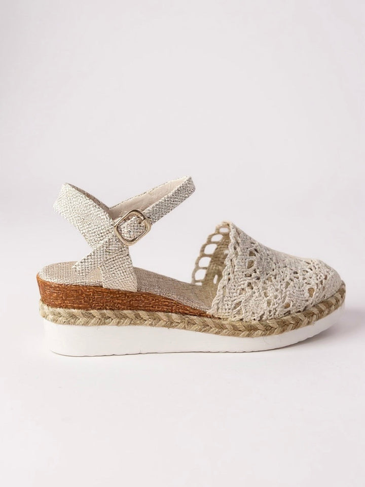 Damen Häkel Sommer Sandalen | Riemen Mit Schnalle