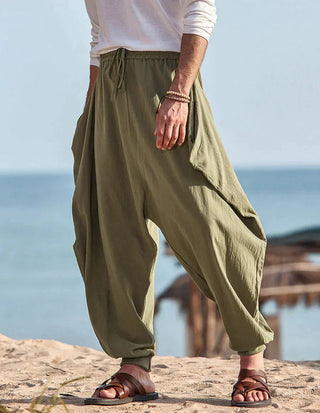 Męska koszula z długim rękawem, dekolt w serek | Slim Fit