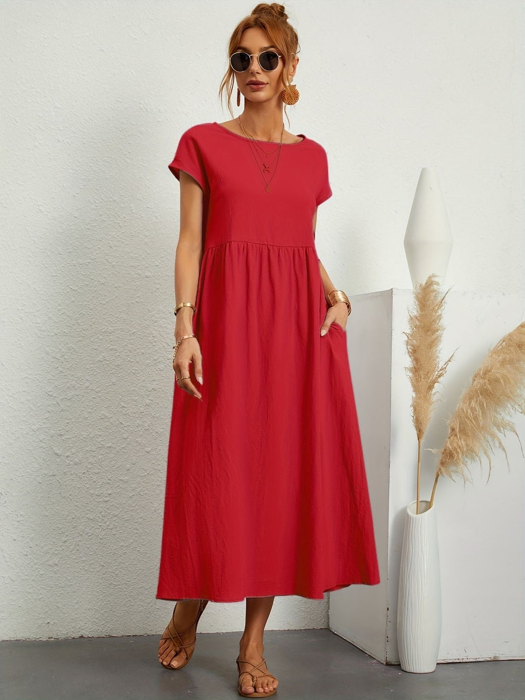 Damen Alltägliches Sommerkleid | Maxi