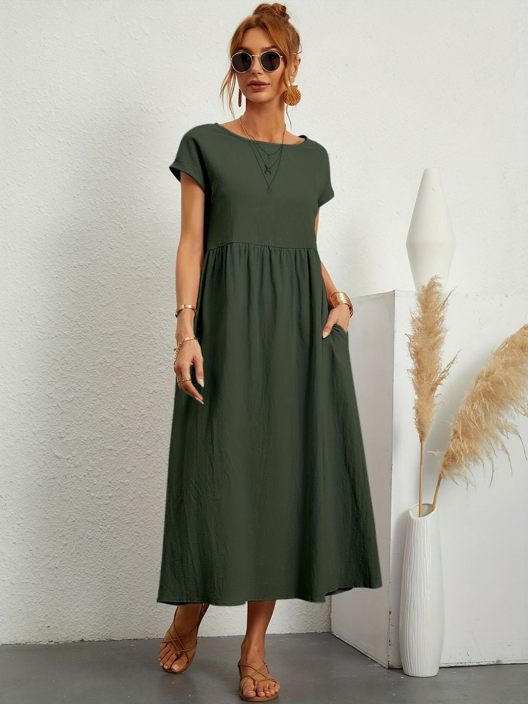 Damen Alltägliches Sommerkleid | Maxi