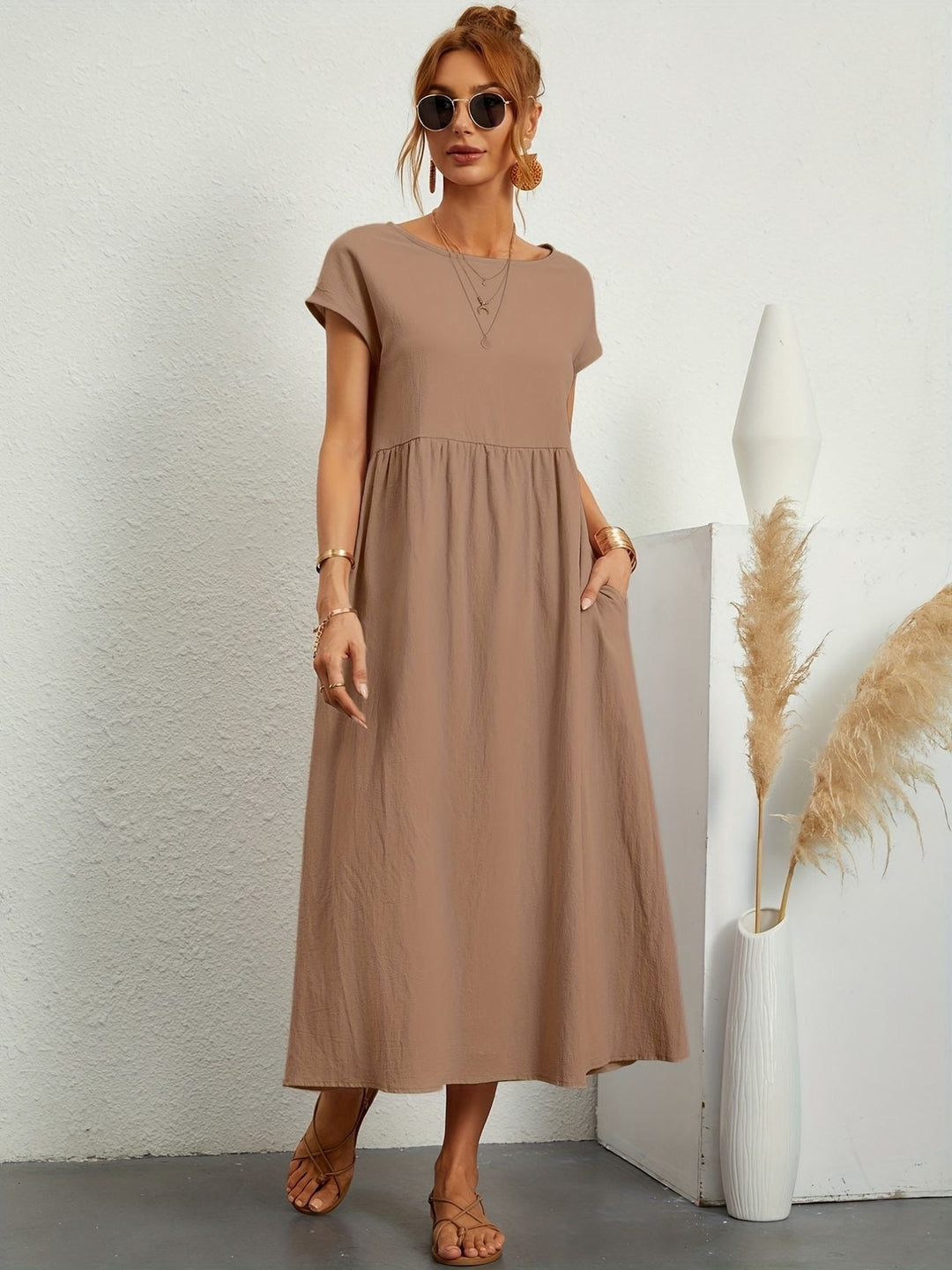 Damen Alltägliches Sommerkleid | Maxi