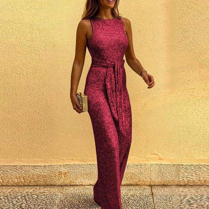 Damen Pailletten-Overall für Partys | Elegant