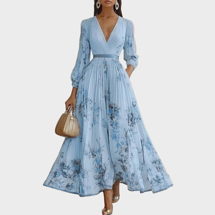 Vestido Feminino Floral para Casamento | Maxi