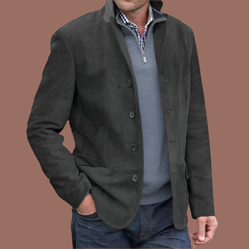 Men's Casual Jacket with Buttons | Slim Fit