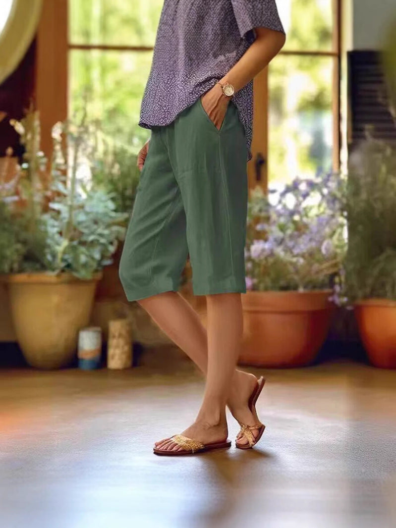 Damen lockere Sommer-Shorts | Alltag