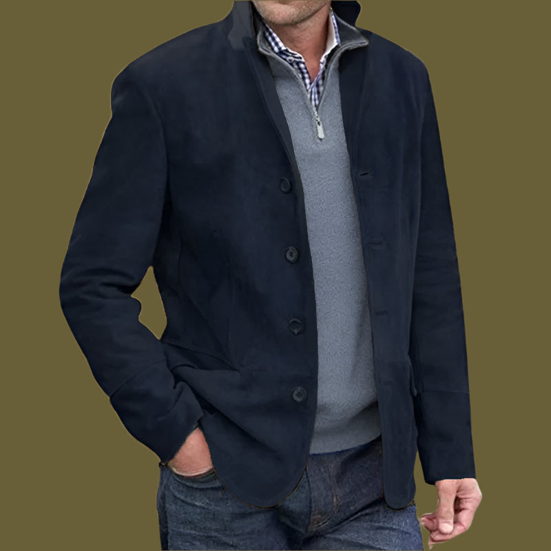 Men's Casual Jacket with Buttons | Slim Fit